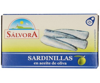 Sardinillas en aceite de oliva lata de 60 gramos Sardinillas en aceite de oliva lata de 60 gramos