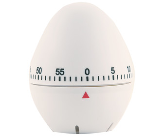 Minutero de cocina mecánico fabricado en plástico con forma de huevo, 60 minutos, ACTUEL. Minutero de cocina mecánico fabricado en plástico con forma de huevo, 60 minutos, ACTUEL.