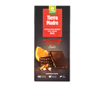 Chocolate negro 55% cacao con almendras y naranja ecológico INTERMÓN OXFAM TIERRA MADRE 100 g.