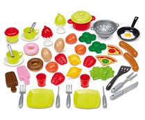 Caja con 75 piezas de frutas y vegetales, ONE TWO FUN ALCAMPO.