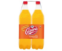 Refresco de naranja LA CASERA pack de 2 botellas de 1,5 litros