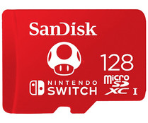 Tarjeta de memoria SANDISK SDXC 128GB para Nintendo Switch.