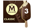 Bombón helado de vainilla recubierto de chocolate con leche MAGNUM de Frigo 3 x 110 ml.