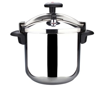 Olla a presión o exprés tradicional con capacidad de 10 litros, modelo Star MAGEFESA. Olla a presión o exprés tradicional con capacidad de 10 litros, modelo Star MAGEFESA.