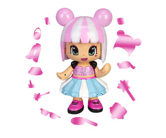 Muñeca Pinypon gigante con figura sorpresa en el interior, Magic secret code PINYPON.