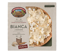Pizza fresca bianca 4 quesos cocida al horno de piedra CASA TARRADELLAS 400 g