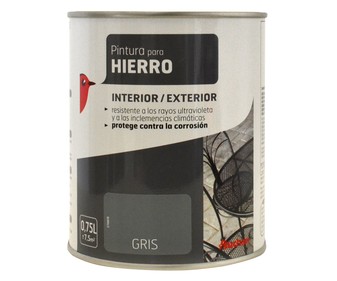 Esmalte antióxido de color gris 0.75 litros Esmalte antióxido de color gris 0.75 litros