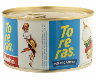Banderillas no picantes KIMBO TORERAS lata de 120 g. Banderillas no picantes KIMBO TORERAS lata de 120 g.