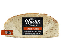 Pan de hogaza (masa madre) con cereales THE RUSTIK BAKERY 450 g.