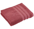 Toalla lisa de lavabo, 100% algodón, densidad de 500g/m², color rosa, ACTUEL.