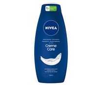 Gel para baño o ducha con textura crema NIVEA Creme care 750 ml.