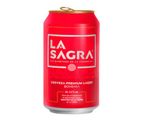 Cerveza rubia Lager LA SAGRA BOHEMIA 33 cl.