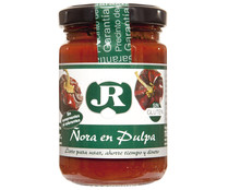 Ñoras en pulpa JR frasco de 135 gramos.