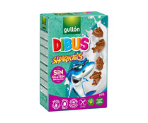 Galletas sin gluten, elaborada especialmente para celiacos. GULLÓN DIBUS  250 g.