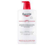 Loción corporal enriquecida especial para piel muy seca y sensible EUCERIN pH5 1 l.