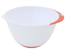 Bol mezclador de plástico con base antideslizante, 18 cm. 1,5 litros ACTUEL.