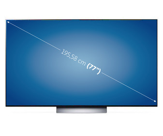 Televisión 195,58 cm (77") OLED LG 77C24LA 4K, HDR 10 PRO, SMART TV, WIFI, BLUETOOTH, TDT T2, USB reproductor y grabador, 4HDMI, 100HZ.