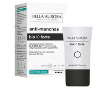 Crema despigmentante intensiva con FPS 20, para pieles mixtas a grasas BELLA AURORA Bio 10 forte 20 ml.