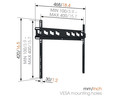 Soporte fijo universal VOGELS MA3000 para televisores de 32" a 65".