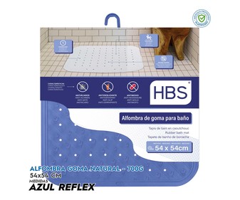 Alfombra de baño caucho antideslizante de goma natural, HBS. Alfombra de baño caucho antideslizante de goma natural, HBS.