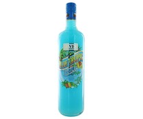 Bebida refrescante de frutas RIVES BLUE TROPIC botella de 1 l.
