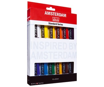 Pintura acrílica 12u ROYAL TALENS Amsterdam | Alcampo