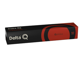 Café en cápsulas Qalidus, Intensidad 10 DELTA Q 10 uds. x 5,5 g. Café en cápsulas Qalidus, Intensidad 10 DELTA Q 10 uds. x 5,5 g.