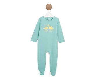 Pijama pelele de algodón para bebé IN EXTENSO, talla 74. Pijama pelele de algodón para bebé IN EXTENSO, talla 74.