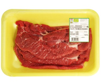 Filete de 1ª B de añojo ecológico Filete de 1ª B de añojo ecológico