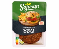 Hamburguesa vegetal estilo barbacoa SOJASUN 2 x 90 g.