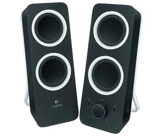 Altavoces 2.0 LOGITECH Z200, 10W, control volumen, control de graves.