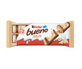 Barra cubierta de chocolate blanco y relleno cremoso KINDER BUENO 39 g.