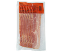 Bacon cortado en lonchas y envasado al vacio MONELLS 180 g.