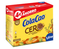 Cacao soluble 0 % azúcares añadidos COLA CAO 1,5 kg.