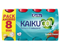 Yogur líquido que ayuda a reducir el colesterol con sabor a fresa KAIKUCOL 8 x 65 g.