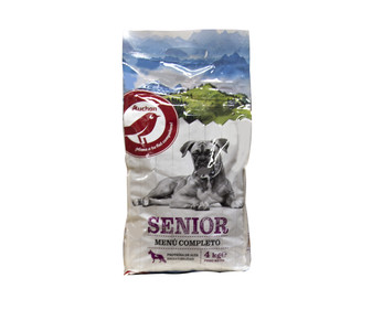 Pienso para perros senior a base de carne y cereales PRODUCTO ALCAMPO 4 kg. Pienso para perros senior a base de carne y cereales PRODUCTO ALCAMPO 4 kg.
