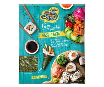 Alga nori 5 hojas BLUE DRAGON 11 g. Alga nori 5 hojas BLUE DRAGON 11 g.