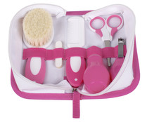 Set de higiene para bebé, color rosa, PISPAS. 