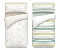 Juego de funda nórdica para cama de 90 cm, polialgodón sostenible, 52 hilos, ACTUEL. Modelos surtidos, 1 unidad.