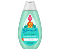Champú para niños, que deja el cabellos suave, liso y fácil de peinar JOHNSON´S No más tirones 500 ml.
