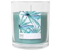 Vela en vaso perfumada, aroma monoi, tamaño L, ACTUEL.