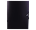 Carpeta de proyectos A4 58mm con cierre de goma de color negro, PRODUCTO ALCAMPO.