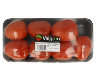 Tomate pera bandeja de 800 g. Tomate pera bandeja de 800 g.