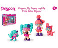 Pack doble con 2 figuras, 2 cachorros y accesorios, PINYPON MY PUPPY AND ME.