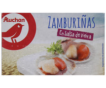 Zamburiñas en salsa de vieira PRODUCTO ALCAMPO 113 gramos.