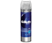 Gel de afeitar, especial pieles sensibles GILLETTE Series 200 ml.