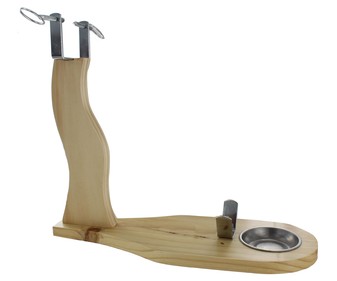Soporte para jamón modelo Estilo con recoge grasa INALSA. Soporte para jamón modelo Estilo con recoge grasa INALSA.