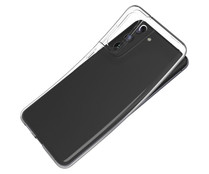 Funda compatible con Samsung Galaxy S21 FE, QILIVE, transparente. (teléfono no incluido)