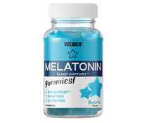 Gominolas con melatonina y vitamina B6, complemento alimenticio WEIDER 180 g. 60 uds.