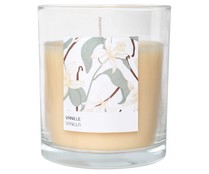 Vela en vaso perfumada aroma vainilla, tamaño L, ACTUEL.